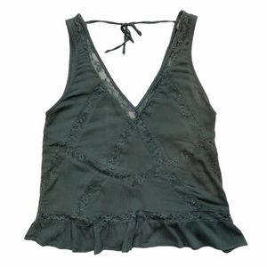 American Eagle Forest Green Tank size Large